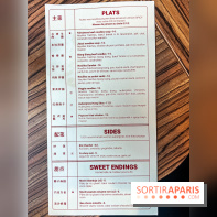 Suzie Wong restaurant  - carte - menu - plats