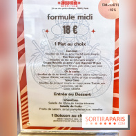 Nouilles Ban Ban restaurant  - carte - menu