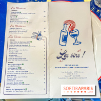 Brunch à volonté en rooftop du French Kiss au Eklo Porte de Versailles - Menu - carte