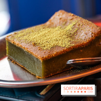 Sekitan, le restaurant street food de brochettes japonaises -  mochi brownie matcha