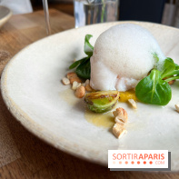 Korus - Cabillaud, choux de Bruxelles, verveine