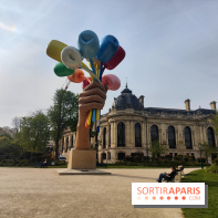 Visuel Paris 8e - printemps Jeff Koons jardin Champs Elysées