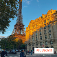 Visuel Paris 7e - Tour Eiffel - coucher de soleil