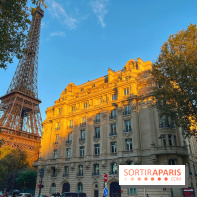 Visuel Paris 7e - Tour Eiffel - coucher de soleil