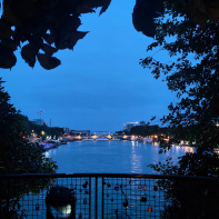 Visuel Paris 4e - square Barye nuit Seine