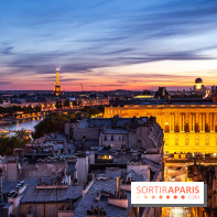 Visuel Paris 1er - Tour Eiffel et vasque 