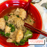 New Hao Khoan, le restaurant chinois et vietnamien, valeur sûre du 13e - soupe de nouilles et raviolis de crevettes