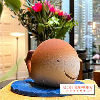La baleine de Pâques, l'oeuf de Pâques de l'hôtel Lutetia par Nicolas Guercio