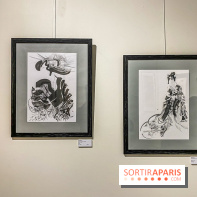 Exposition Sumi et Motion de la calligraphe japonaise Aya Wada à la galerie La Lison