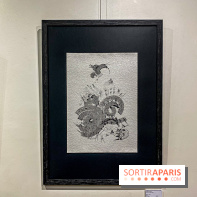 Exposition Sumi et Motion de la calligraphe japonaise Aya Wada à la galerie La Lison