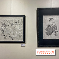 Exposition Sumi et Motion de la calligraphe japonaise Aya Wada à la galerie La Lison