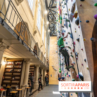 Climbing District Saint-Lazare, la salle d'escalade et espace coworking cachée dans une chapelle