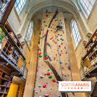 Climbing District Saint-Lazare, la salle d'escalade et espace coworking cachée dans une chapelle -  A7C8016