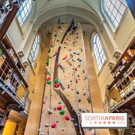 Climbing District Saint-Lazare, la salle d'escalade et espace coworking cachée dans une chapelle -  A7C8020