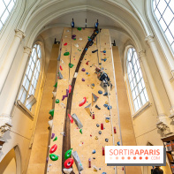 Climbing District Saint-Lazare, la salle d'escalade et espace coworking cachée dans une chapelle -  A7C8025