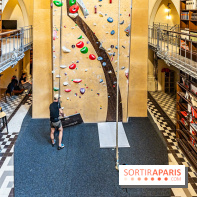 Climbing District Saint-Lazare, la salle d'escalade et espace coworking cachée dans une chapelle