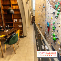 Climbing District Saint-Lazare, la salle d'escalade et espace coworking cachée dans une chapelle