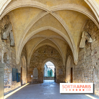 L'Abbaye de Royaumont - les photos -  Le passage-parloir - actuelle entrée