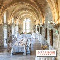 L'Abbaye de Royaumont - les photos -  la table de Royaumont