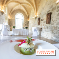 L'Abbaye de Royaumont - les photos -  la table de Royaumont - entrée