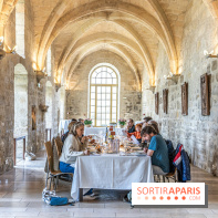 L'Abbaye de Royaumont - les photos -  la table de Royaumont