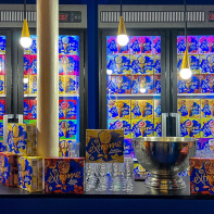 Bar à glaces éphémère et gratuit dans une laverie à Paris