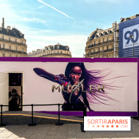 Mugler installe un pop up sensoriel et immersif avec des animations gratuites, à Paris