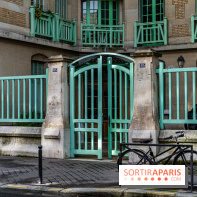 Insolite, la façade originale de la rue Blomet Paris 15e - photos -  A7C9546