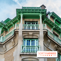 Insolite, la façade originale de la rue Blomet Paris 15e - photos -  A7C9547