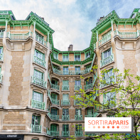 Insolite, la façade originale de la rue Blomet Paris 15e - photos