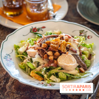 Le brunch festif du Bistrot Podium - Paris 15e - Top Chef -  salade caesar