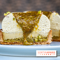 La Pâtisserie éphémère d'Aurélien Cohen à Paris - tarte pistache
