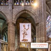 La Trêve la Basilique Saint-Denis, l'exposition costumes et photos de Sophie Comtet Kouyaté en mode jeux Olympique en Grèce Antique