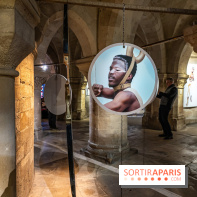 La Trêve la Basilique Saint-Denis, l'exposition costumes et photos de Sophie Comtet Kouyaté en mode jeux Olympique en Grèce Antique -  A7C0605