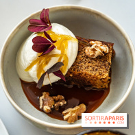 Le Café Mirette, l'excellent resto à la Fondation Pernod, côté Gare Saint-Lazare -  financier aux noix