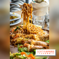 Q Bar, le bistrot et restaurant Thaïlandais à Paris -   pad thaï