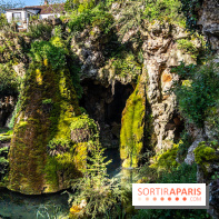 Parc du Dr Fauvel à Villennes sur Seine, grotte et cascades