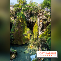 Parc du Dr Fauvel à Villennes sur Seine, grotte et cascades