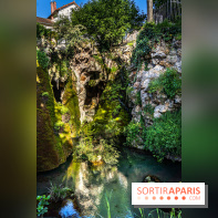 Parc du Dr Fauvel à Villennes sur Seine, grotte et cascades