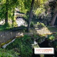 Parc du Dr Fauvel à Villennes sur Seine, grotte et cascades