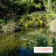 Parc du Dr Fauvel à Villennes sur Seine, grotte et cascades