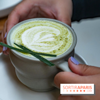 Fu Patisserie et coffee shop Paris 13e -  latte panda ou matcha