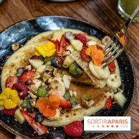 Fu Patisserie et coffee shop Paris 13e -  pancake aux fruits