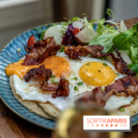 Fu Patisserie et coffee shop Paris 13e -  pancake salé bacon