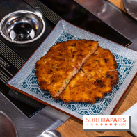 Hwaro Grill, le barbecue Coréen Paris 15e -  galette coreenne