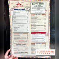 Festival, le café-restaurant rue Étienne Marcel  - carte - menu