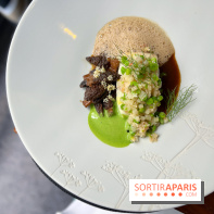 Auguste - Turbot, petits pois, tourteau