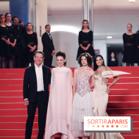©Rachid Bellak - Cannes 2024 : Tapis Rouge - The Substance - Dennis Quaid, Coralie Fargeat, Margaret Qualley et Demi Moore