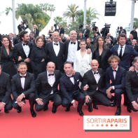 ©Rachid Bellak - Cannes 2024 : Tapis Rouge - The Apprentice - Julien Colonna, Jeanne Herry, Antoine Lafon, Ghjuvanna Benedetti, Anthony Morganti, Thomas Bronzini de Caraffa et Hugo Selignac