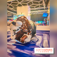 La Tête dans les Nuages - la Défense - taureau mécanique